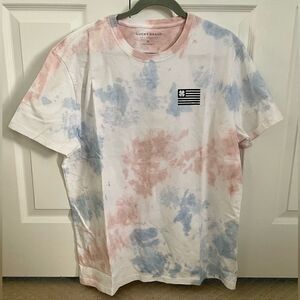 NWT Lucky Brand Flag Tie-Dye Men’s Tee
